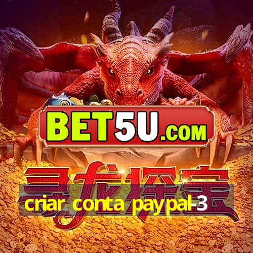 criar conta paypal